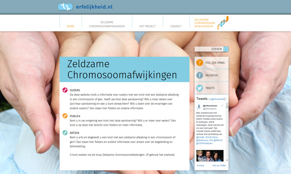 website uniek-erfelijk.nl